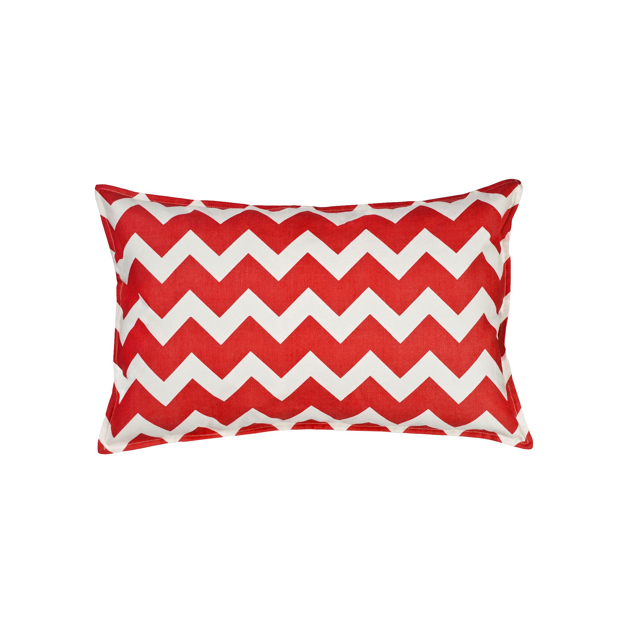 Greendale Home Fashions Chevron Oblong Throw Pillow, Red
