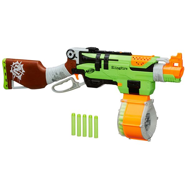 New Free Shipping Nerf Zombie Strike SlingFire Blaster 