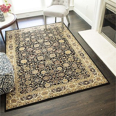 Rugs America New Vision Tabriz Framed Floral Rug