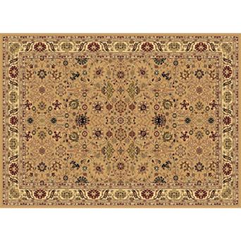 Rugs America New Vision Tabriz Framed Floral Rug