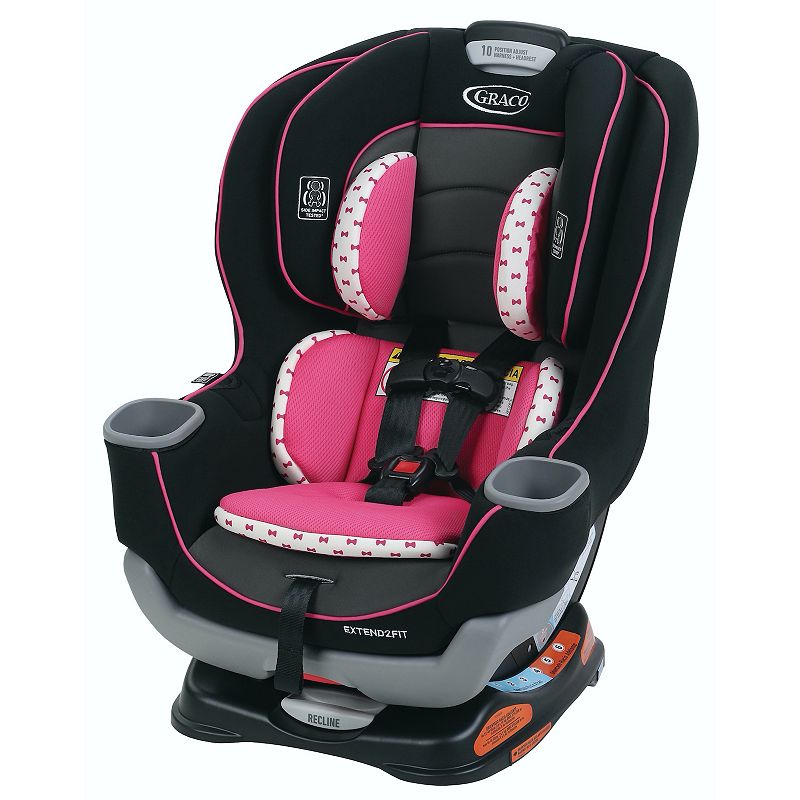 61836455 Graco Extend2Fit Convertible Car Seat, Med Pink sku 61836455