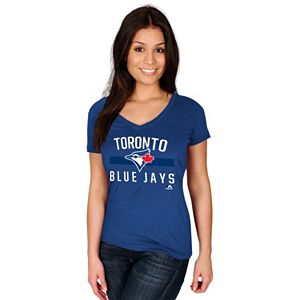 Plus Size Majestic Toronto Blue Jays One Game at a Time Tee