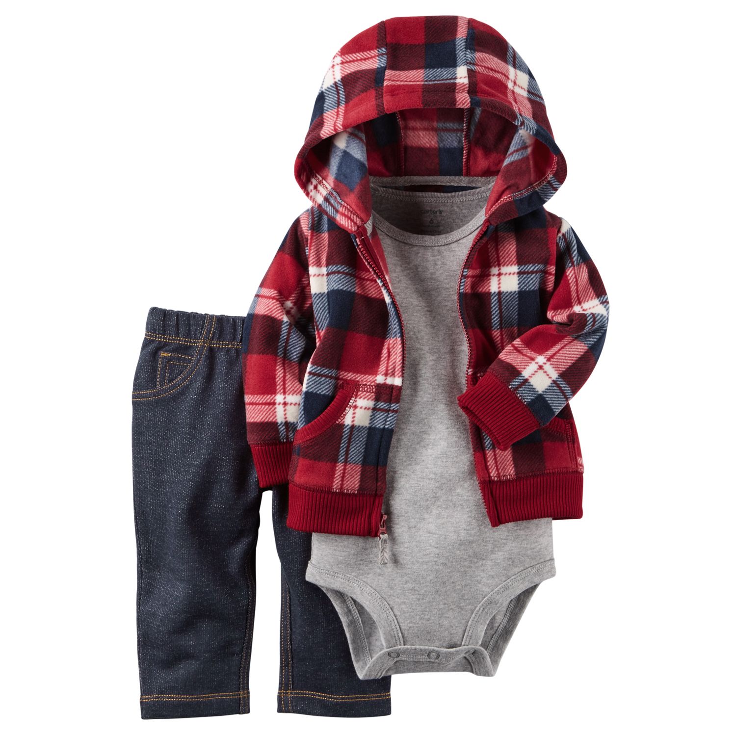 microfleece cardigan