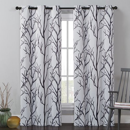 VCNY Kingdom Branches Window Curtains - 40'' x 84''