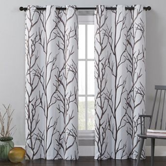 VCNY Kingdom Branches Window Curtains - 40'' x 84''