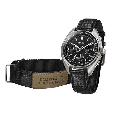 Bulova Men's Special Edition Lunar Pilot Chronograph Watch & Interchangeable Band Set - 96B251