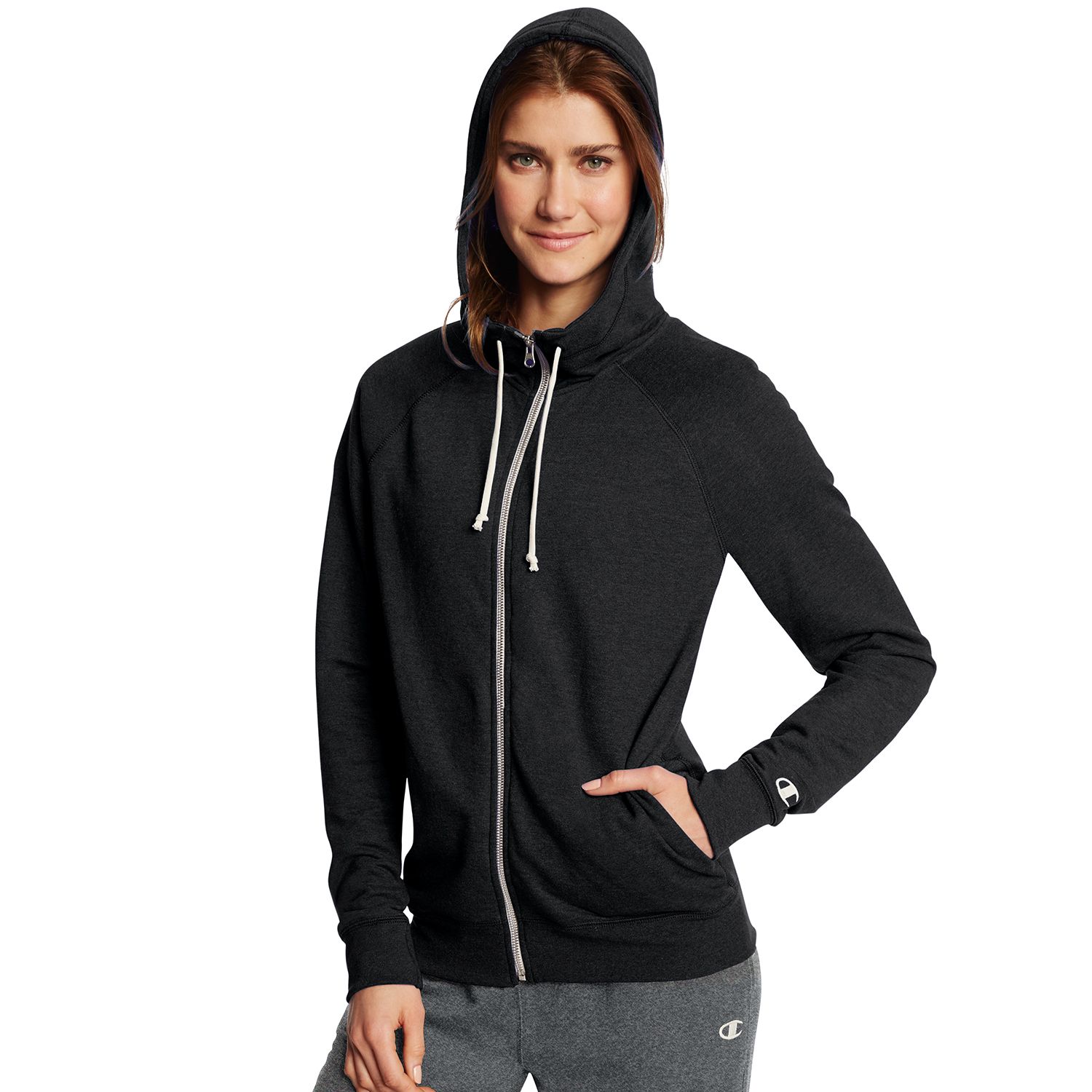 champion zipper hoodie women's