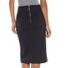 Women's Jennifer Lopez Crossover Midi Pencil Skirt