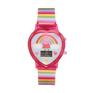 Peppa Pig Kids' Digital Light-Up Heart Watch
