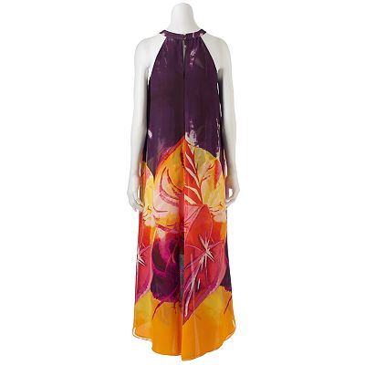 Women's Jennifer Lopez High-Low Ruffle Halter Dress