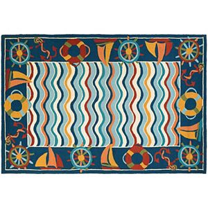 Couristan Beachfront North Bend Nautical Indoor Outdoor Rug