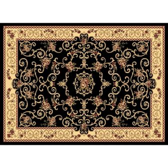 Rugs America New Vision Souvanerie Framed Floral Rug