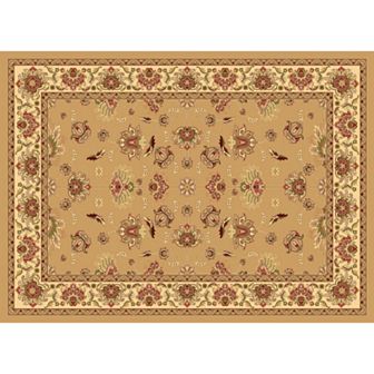 Rugs America New Vision Kashan Framed Floral Rug