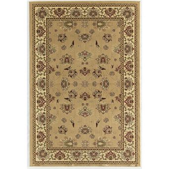 Rugs America New Vision Kashan Framed Floral Rug