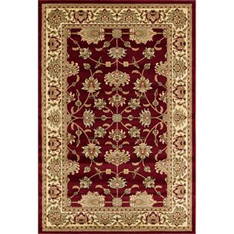 Rugs America New Vision Kashan Framed Floral Rug