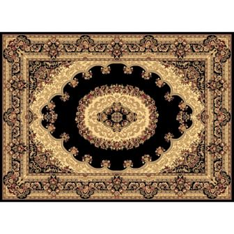 Rugs America Kerman Framed Floral Rug