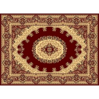 Rugs America Kerman Framed Floral Rug