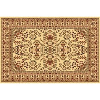 Rugs America New Vision Lilihan Framed Floral Rug