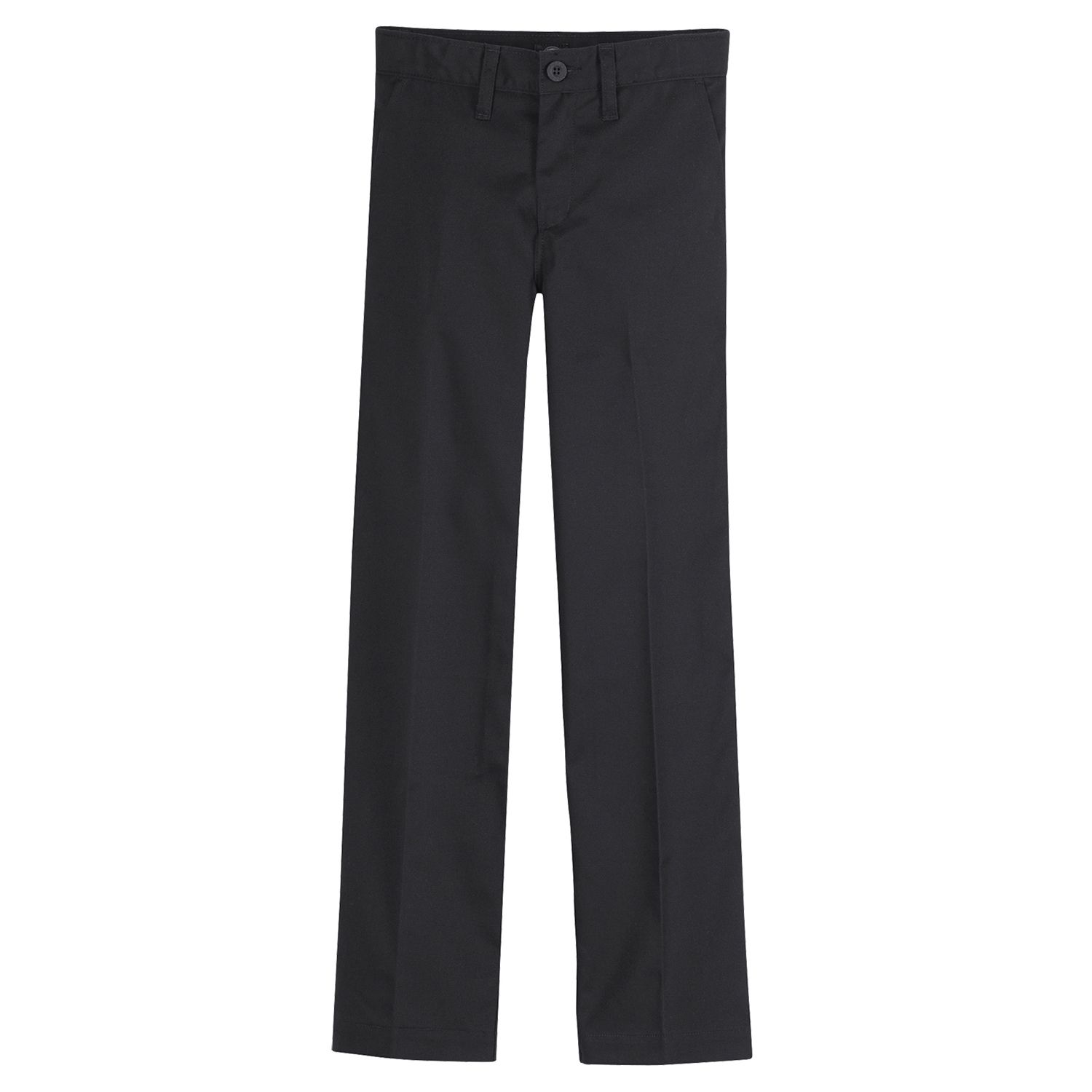 boys slim fit black trousers