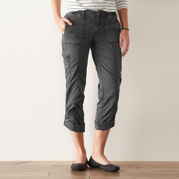 Kohls Plus Size SONOMA Goods for Life™ Utility Capri Pants