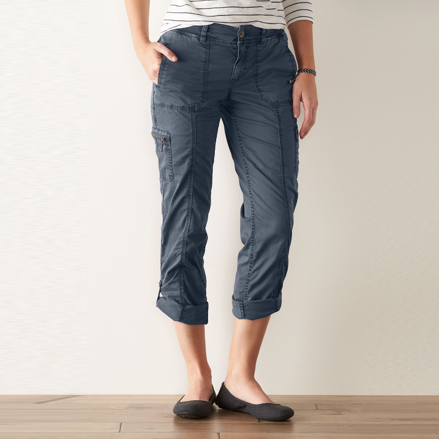 womens cargo pants kohls