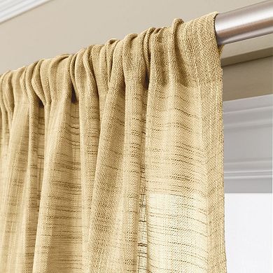 Corona Curtain 1-Panel Charlet Ocean Rod Pocket Window Curtain