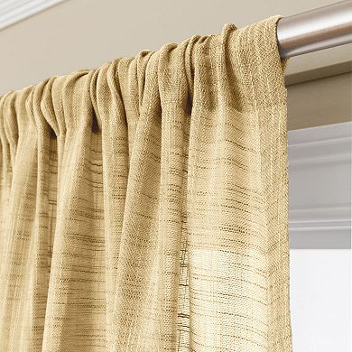 Corona 1-Panel Window Curtain Charlet Ocean Rod Pocket Window Curtain