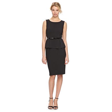 Women's ELLE™ Peplum Sheath Dress