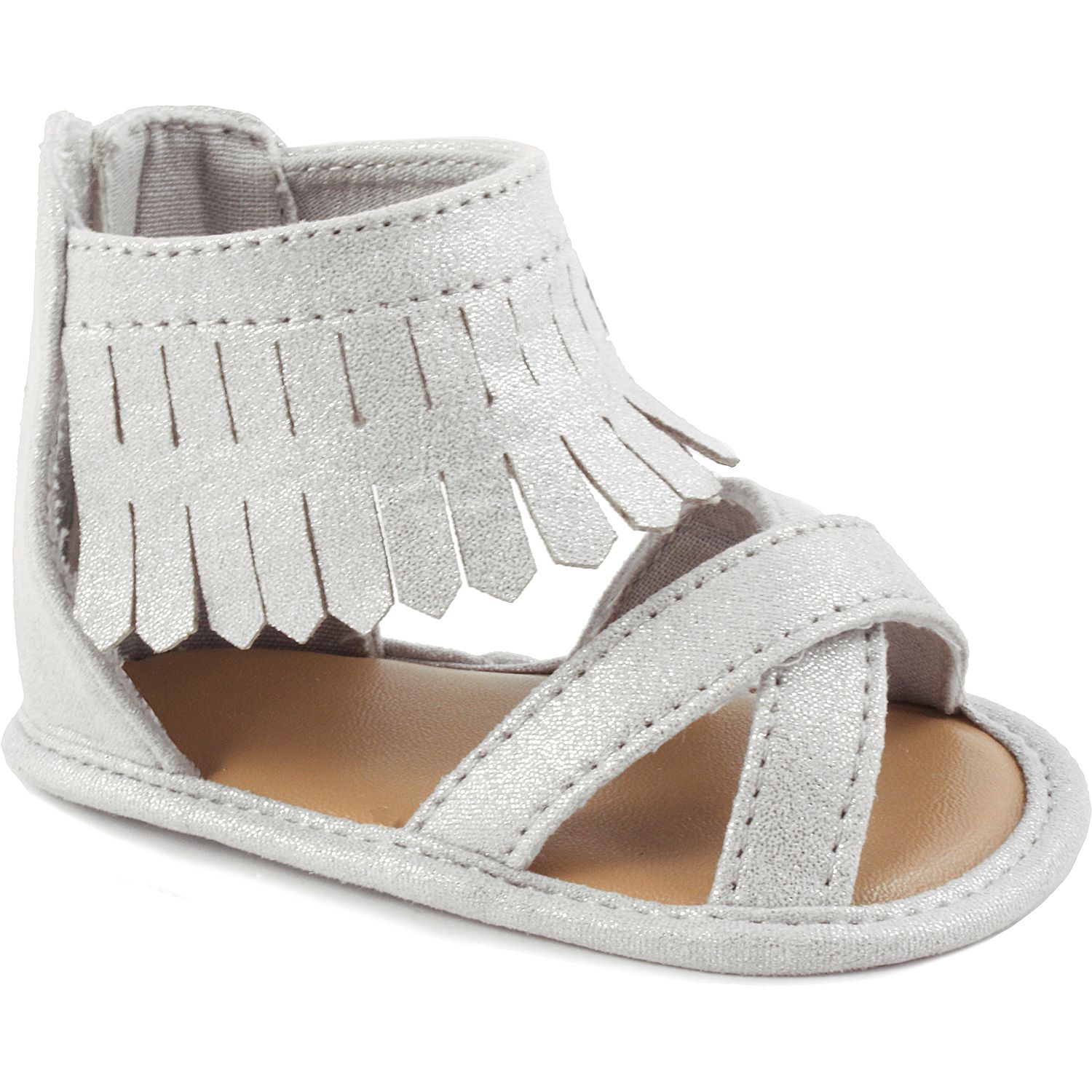 baby girl fringe sandals