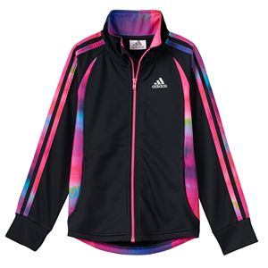 Girls 4-6x adidas Watercolor Full-Zip Score Keeper Jacket