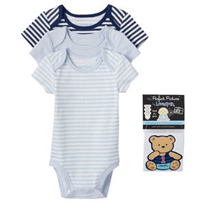Baby Boy Vitamins Baby 3-pk. Bodysuit & Sticker Set