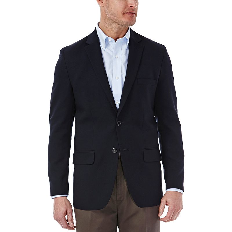 UPC 019781819343 product image for Men's Haggar In Motion Tailored-Fit Blazer, Size: 46 LONG, Blue | upcitemdb.com