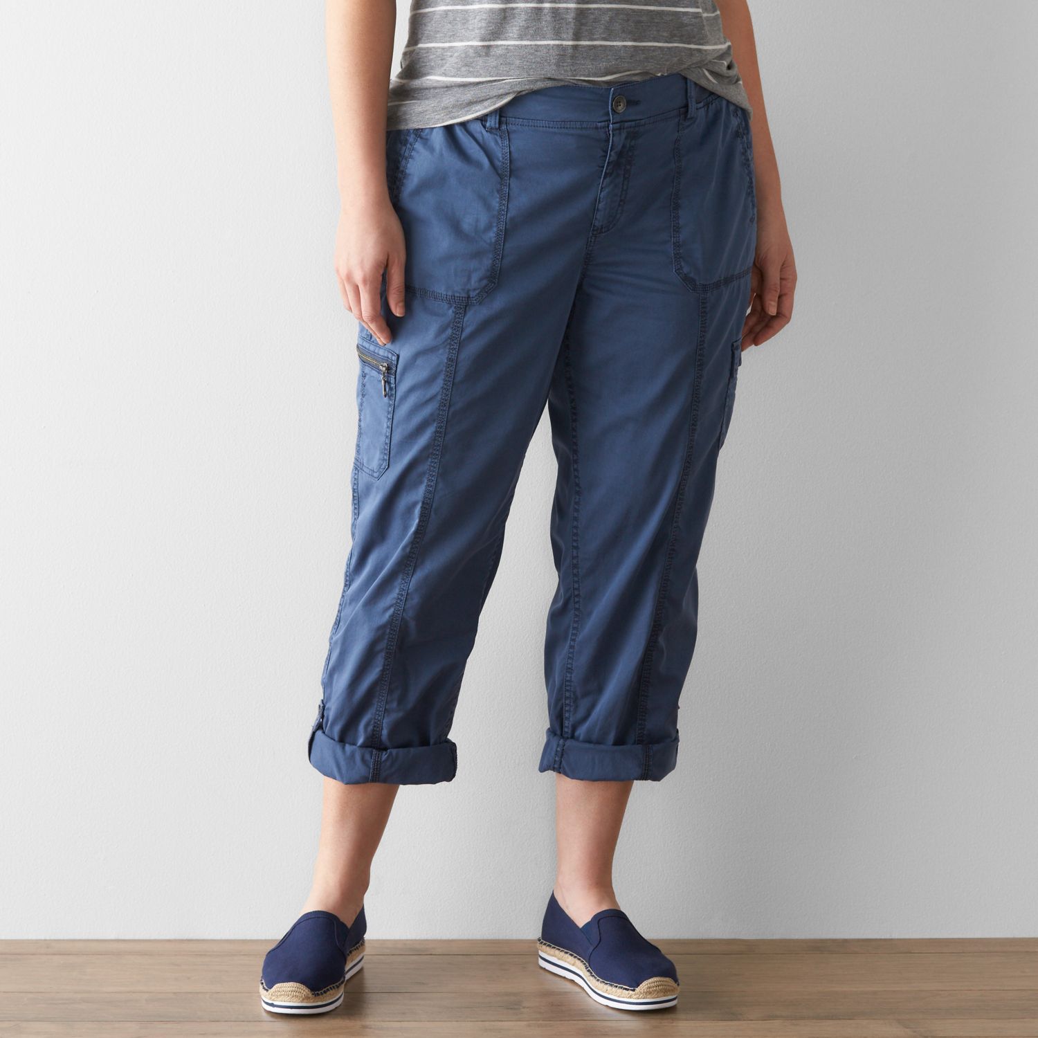 kohls womens cargo pants