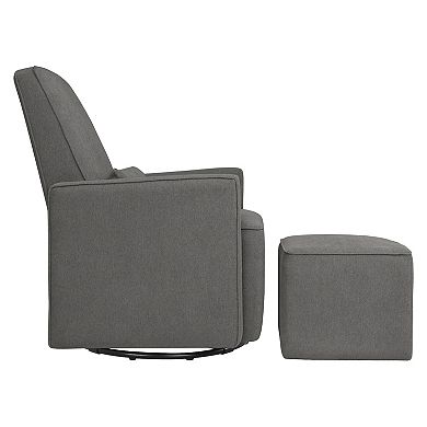 DaVinci Olive Glider Chair & Ottoman Set 