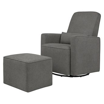 DaVinci Olive Glider Chair & Ottoman Set