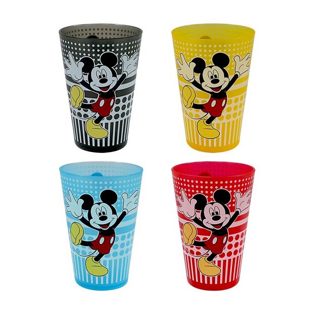 Disney Mickey and Friends Tossed Poses Set of Four Tumblers for Adults