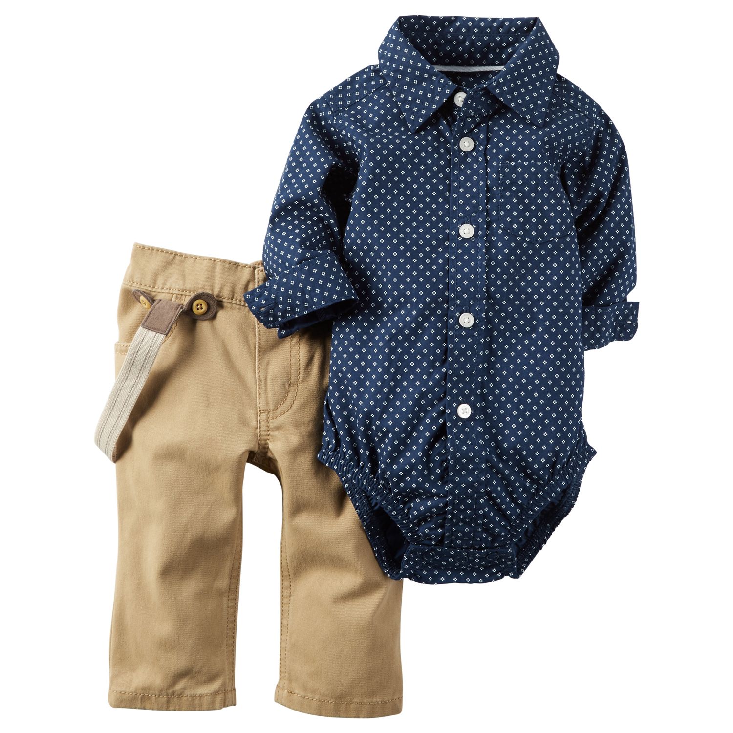 baby boy navy pants with suspenders