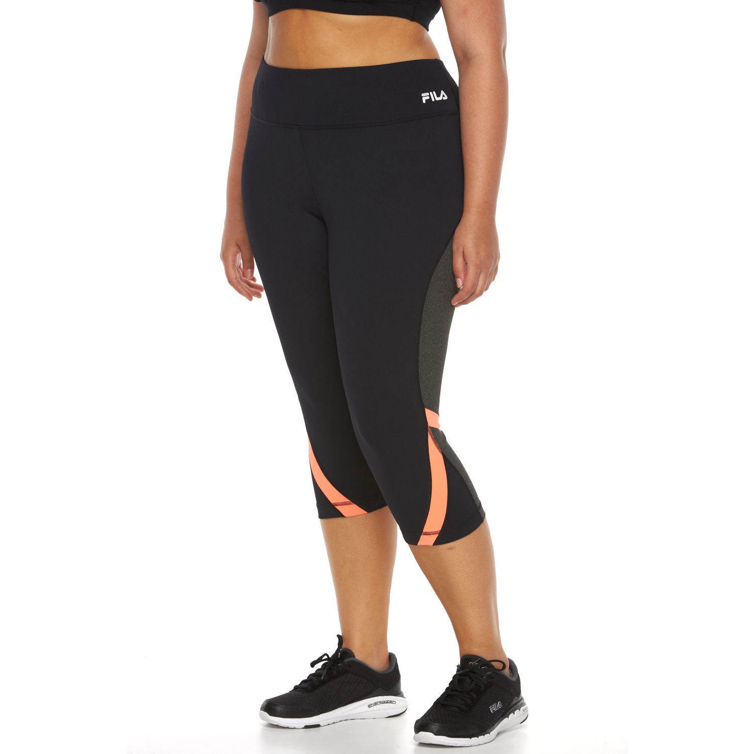 plus size fila leggings