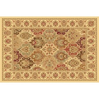 Rugs America New Vision Panel Framed Floral Rug