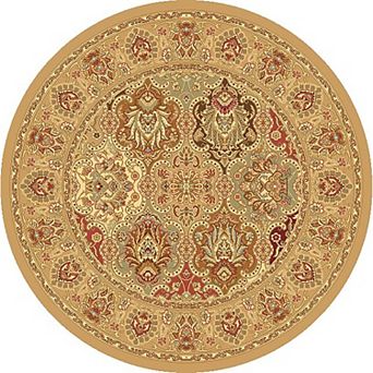 Rugs America New Vision Panel Framed Floral Rug
