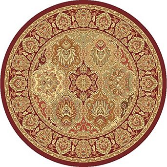 Rugs America New Vision Panel Framed Floral Rug