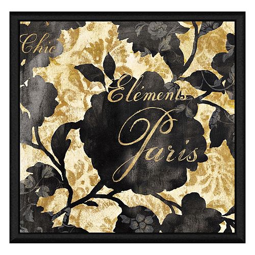 Paris Garden Framed Canvas Wall Art