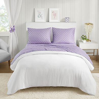Intelligent Design Kids Polka Dot Cotton Sheet Set
