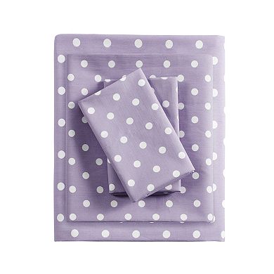 Intelligent Design Kids Polka Dot Cotton Sheet Set