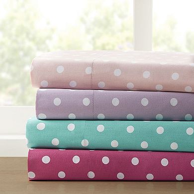 Intelligent Design Kids Polka Dot Cotton Sheet Set