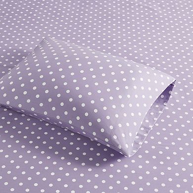 Intelligent Design Kids Polka Dot Cotton Sheet Set