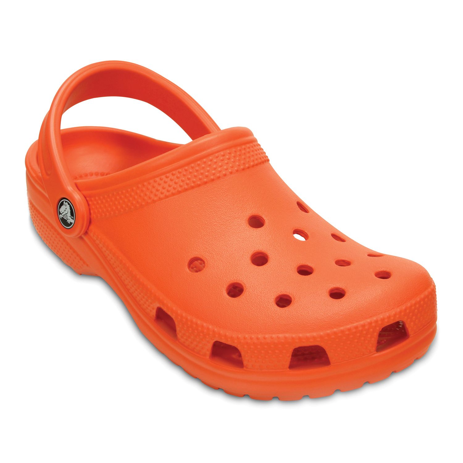 mens orange crocs