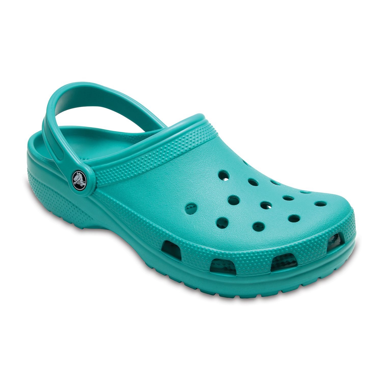 seafoam green crocs