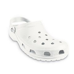 Womens white cheap crocs size 8