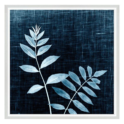 Deep Leaves II Framed Canvas Wall Art